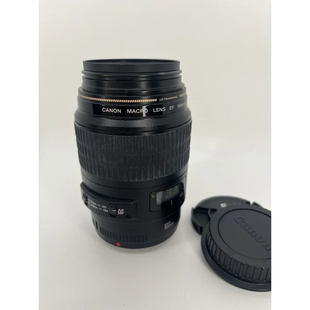 Canon EF 100mm f/2.8 Macro USM Lens EF Mount Untested